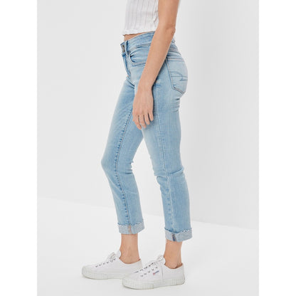 กางเกงยีนส์ผู้หญิง Artist Crop Jeans