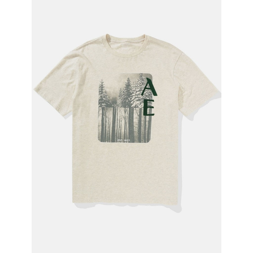 เสื้อยืดผู้ชาย G Intl Ss Set In Tee- Oat Hthr + Seriously Soft Wash