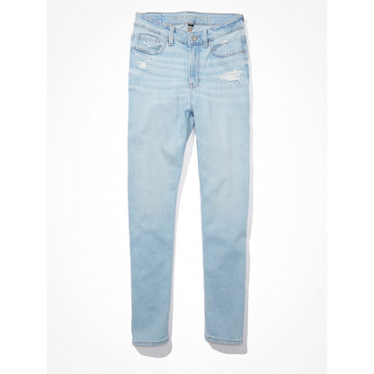 กางเกงยีนส์ผู้หญิง V-Rise Mom Jeans