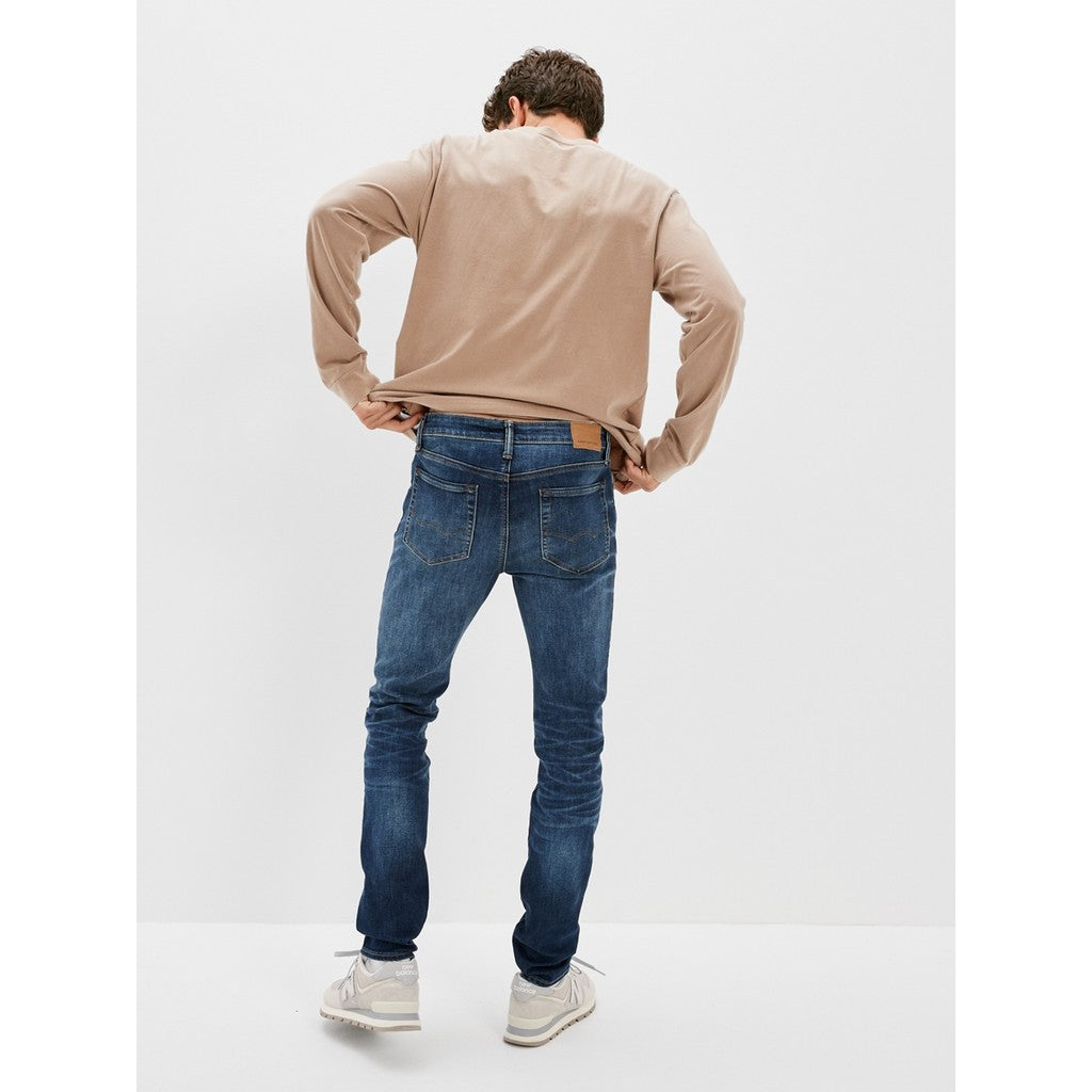 กางเกงยีนส์ผู้ชาย Dark Clean Skinny Fit