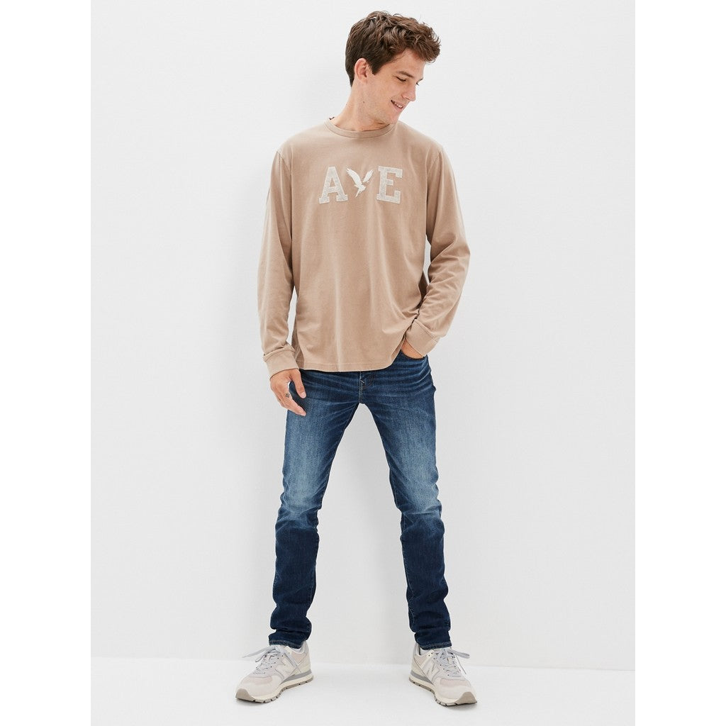 กางเกงยีนส์ผู้ชาย Dark Clean Skinny Fit