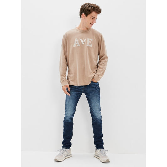 กางเกงยีนส์ผู้ชาย Dark Clean Skinny Fit