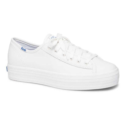 รองเท้าผ้าใบหนัง ผู้หญิง รุ่น Triple Kick Leather
