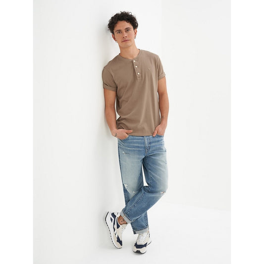 เสื้อยืดผู้ชาย Ss Intl Core Henley - Rgd