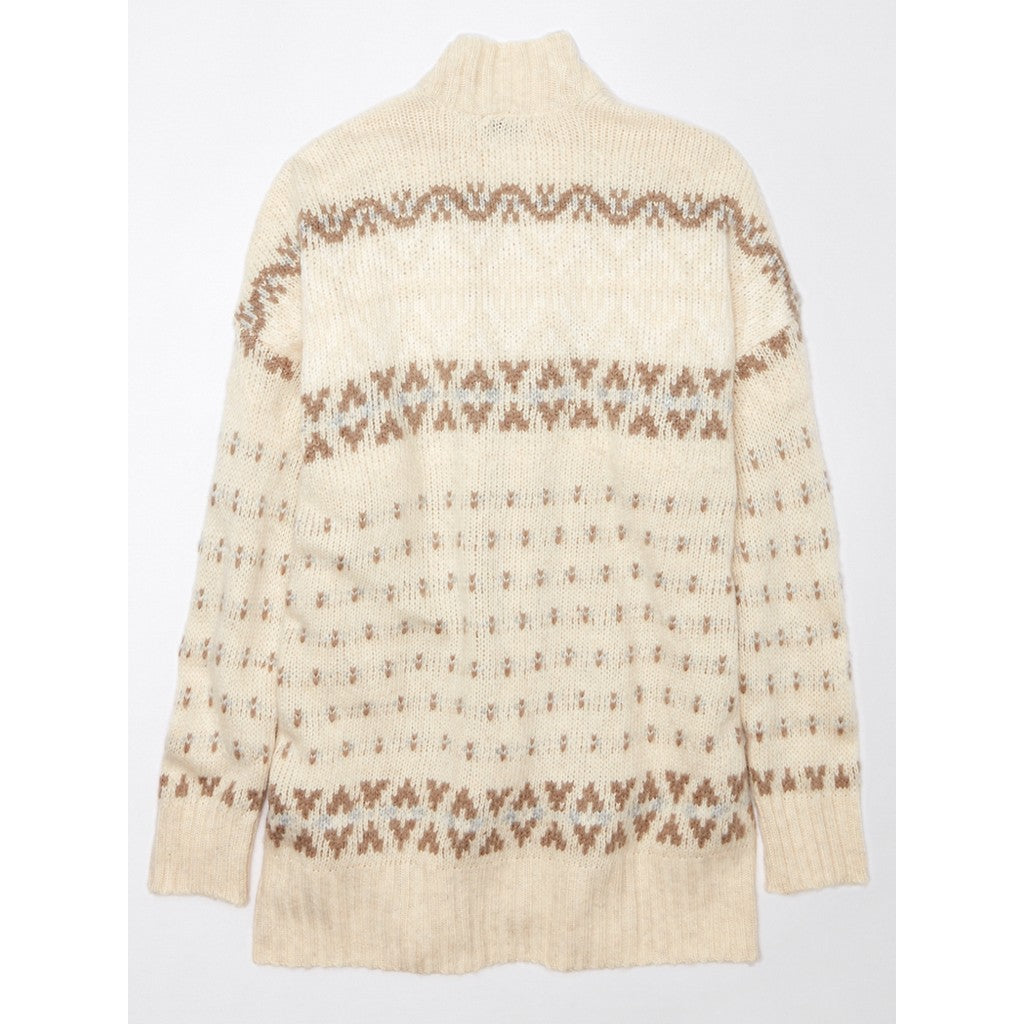 เสื้อคาร์ดิแกนผู้หญิง 1112 Fair Isle Non Closure Cardi