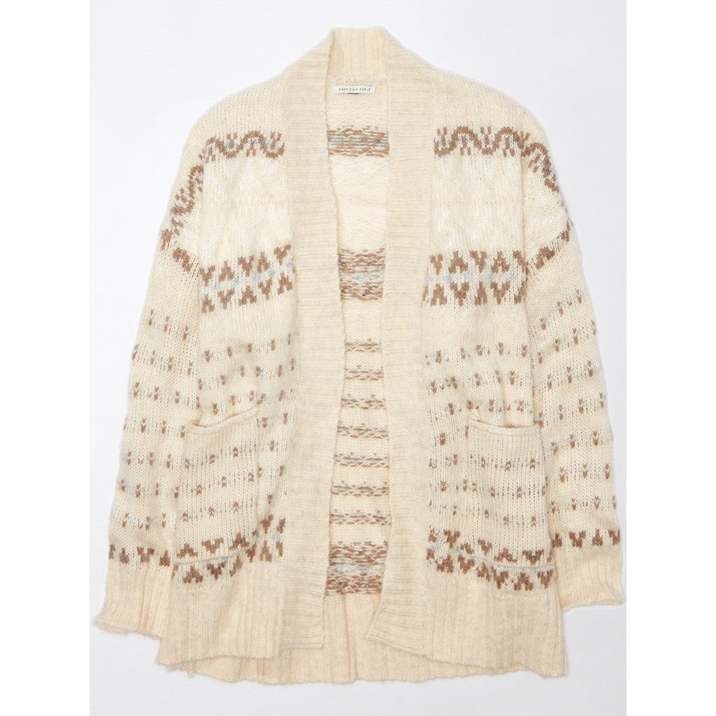 เสื้อคาร์ดิแกนผู้หญิง 1112 Fair Isle Non Closure Cardi