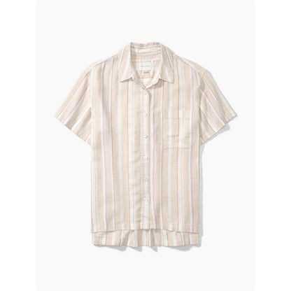 เสื้อเชิ้ตผู้หญิง Stripe Easy Shirt Intl