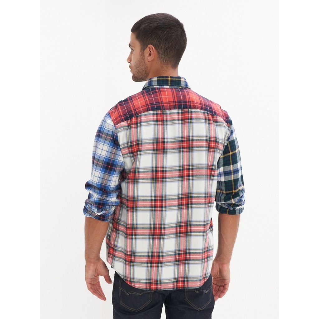 เสื้อเชิ้ตผู้ชาย Intl Pattern Block Lightweight Flannel