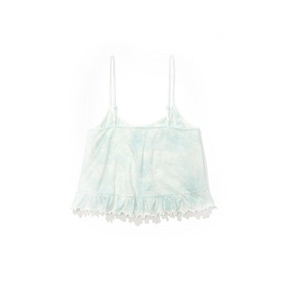 เสื้อสายเดี่ยว Crop Peplum Swing Cami Tie Dye