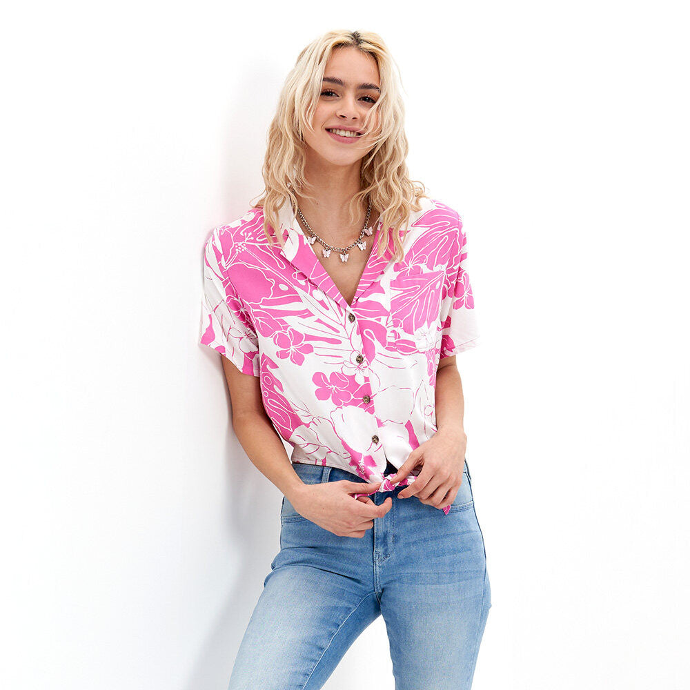 Core Tie Front Resort Shirt