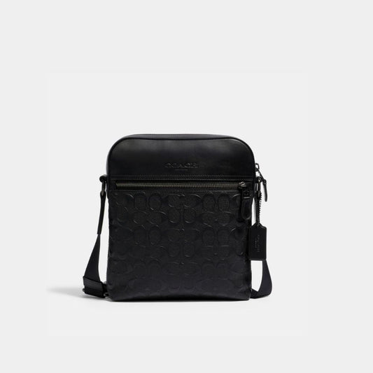 กระเป๋าสะพายข้างผู้ชาย รุ่น Houston Flight Bag In Signature Leather