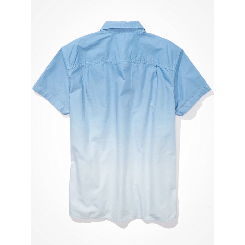 เสื้อเชิ้ตผู้ชาย Ss Oxford Blue Tidal Dip Dye