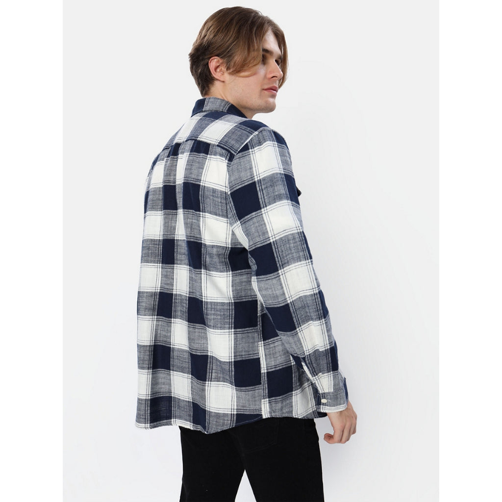 เสื้อเชิ้ตผู้ชาย 2202 Cf Zane Plaid Salvador Twill Flannel