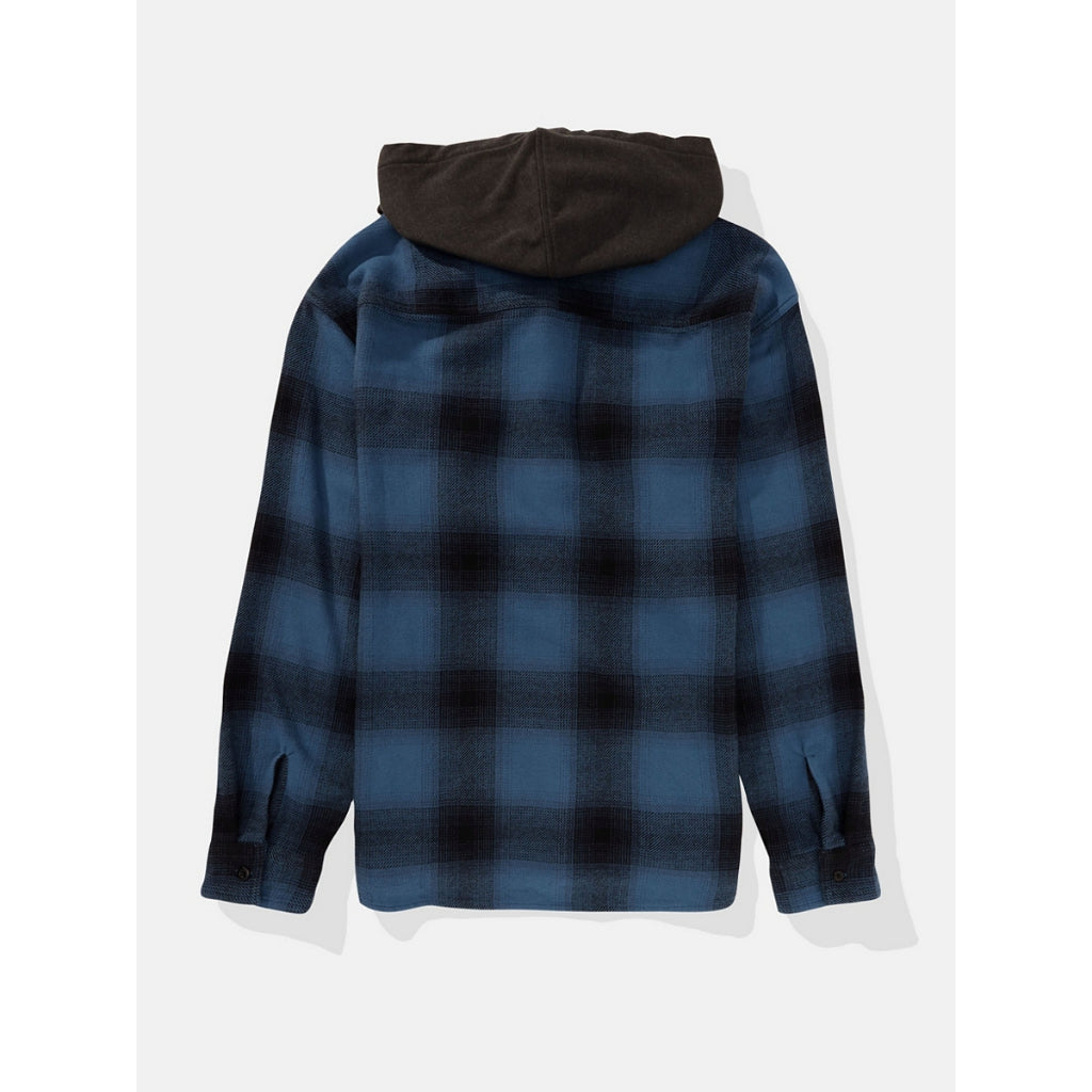 เสื้อสเวตเตอร์ผู้ชาย Bryan Plaid Hooded 3X1 Flannel