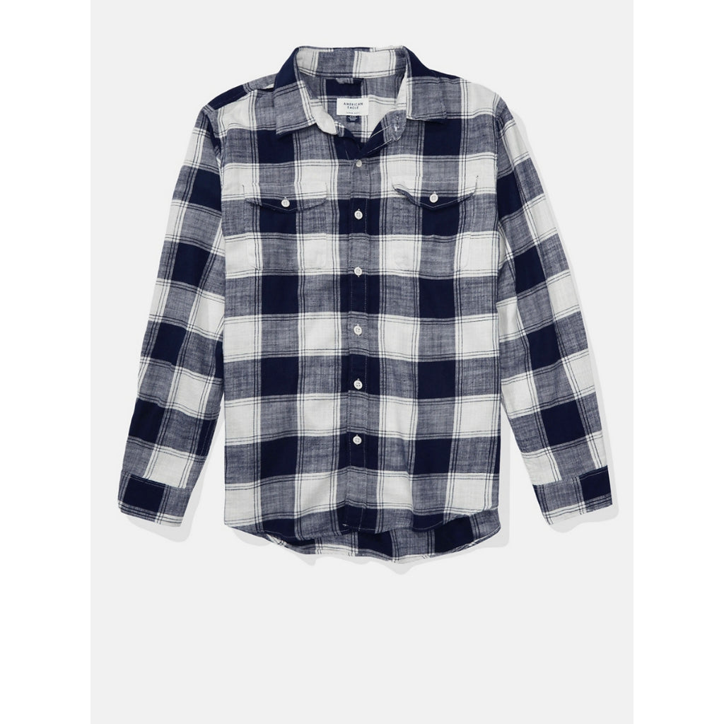 เสื้อเชิ้ตผู้ชาย 2202 Cf Zane Plaid Salvador Twill Flannel