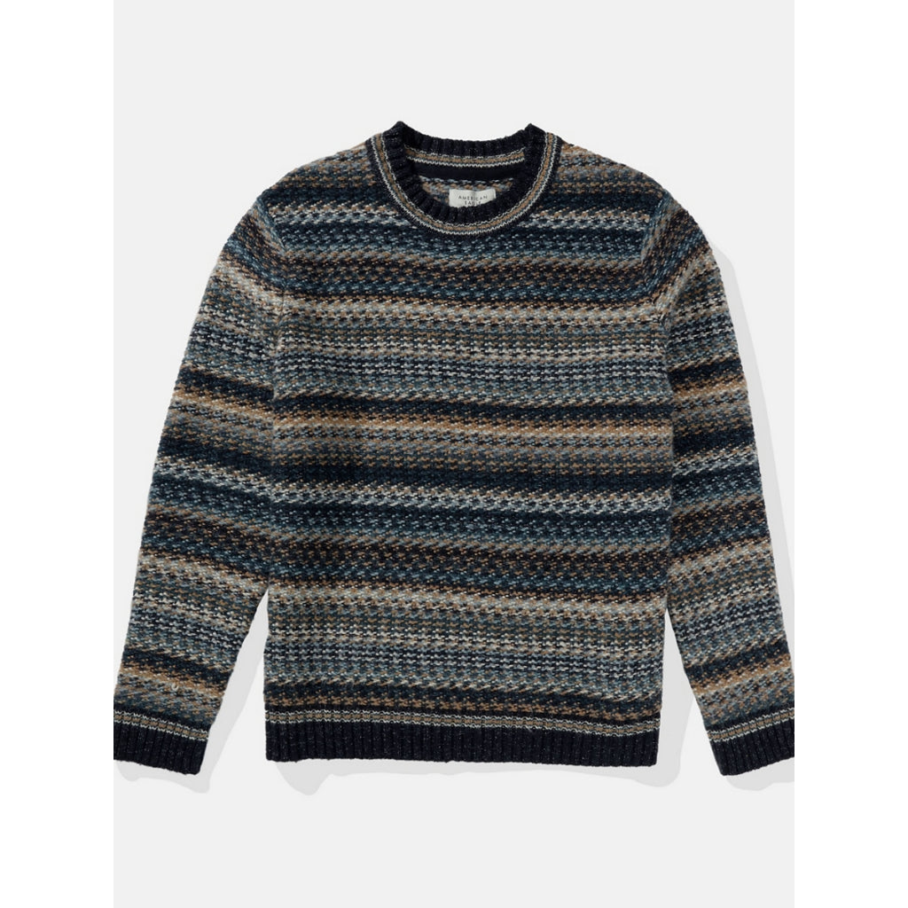 เสื้อสเวตเตอร์ผู้ชาย 1800 Fair Isle Cable Crew