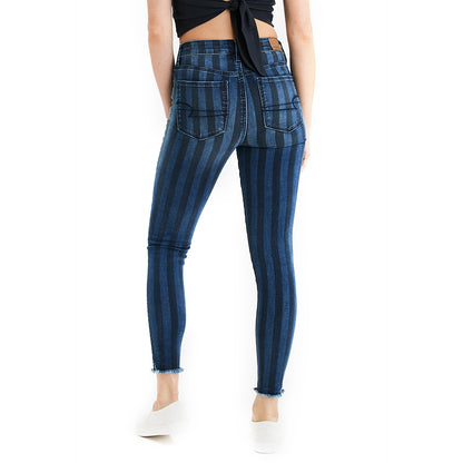 กางเกงยีนส์เจกกิ้งครอปเอวสูง Super Hi-Rise Jegging Crop