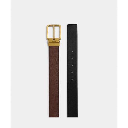 เข็มขัดผู้ชาย รุ่น Square Roller Buckle Cut-To-Size Reversible Belt, 38Mm