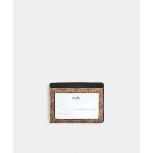 กระเป๋าใส่บัตรผู้ชาย รุ่น Slim Id Card Case In Signature Canvas