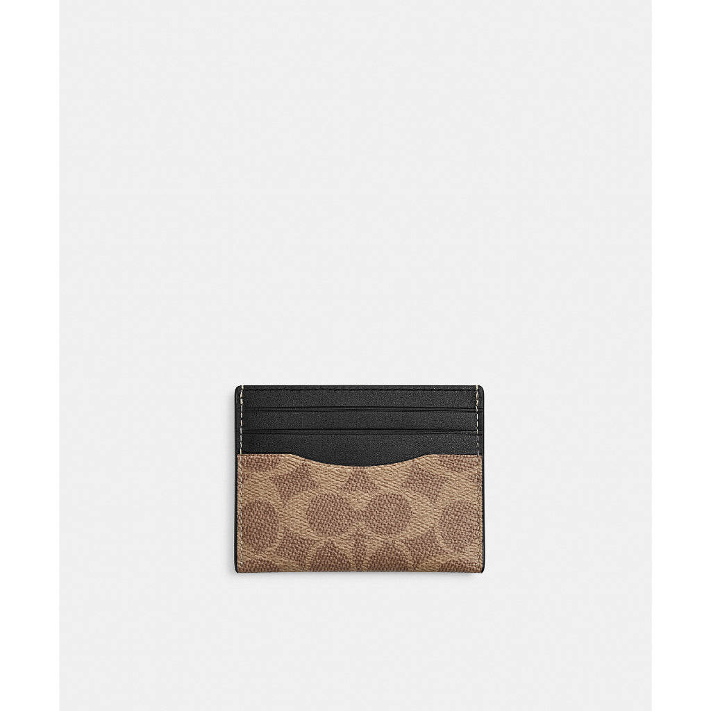 กระเป๋าใส่บัตรผู้ชาย รุ่น Slim Id Card Case In Signature Canvas