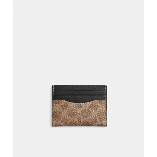 กระเป๋าใส่บัตรผู้ชาย รุ่น Slim Id Card Case In Signature Canvas