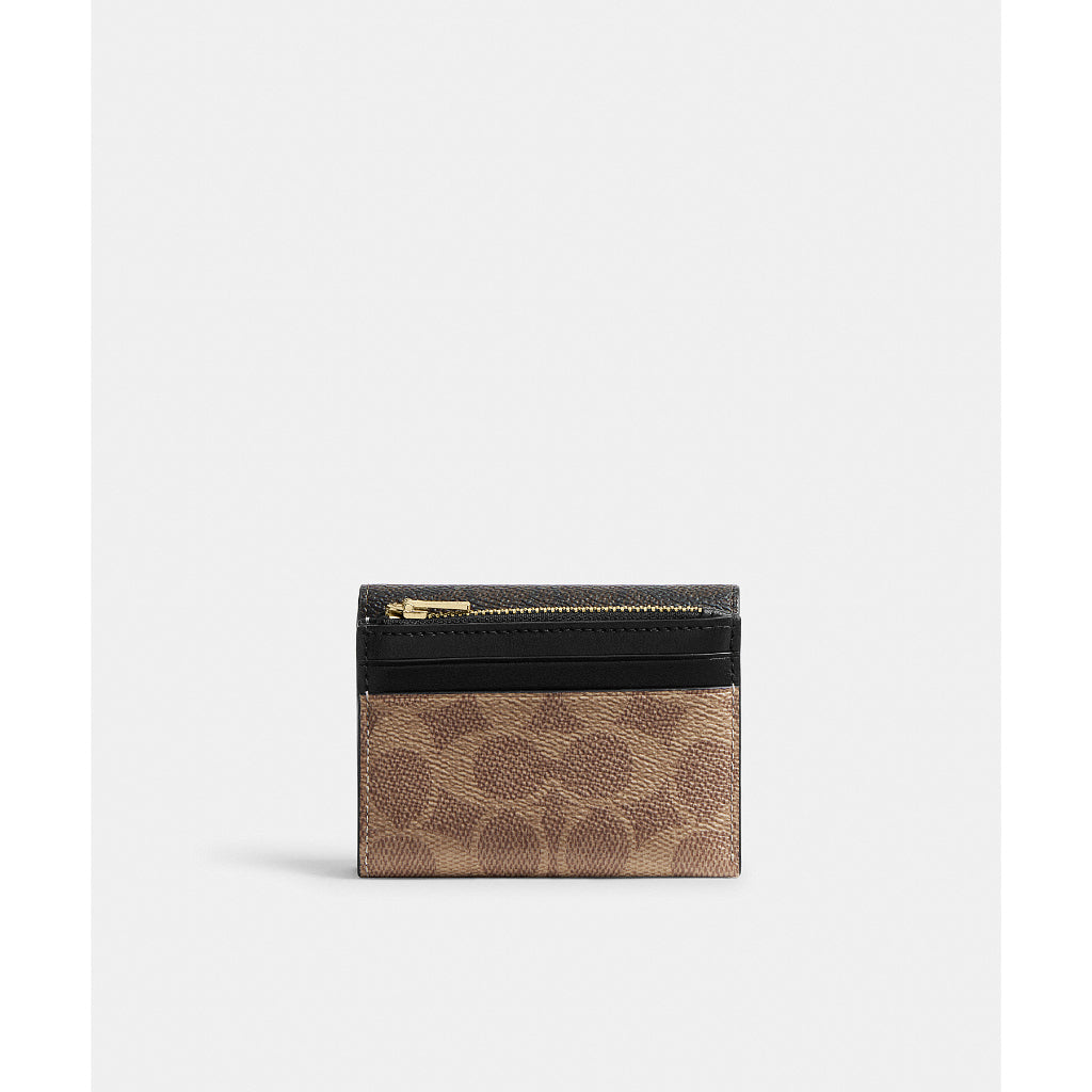 กระเป๋าสตางค์ผู้หญิง รุ่น Card Holder Wallet In Blocked Signature Canvas