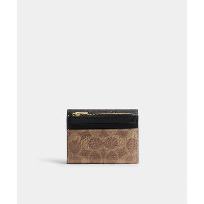 กระเป๋าสตางค์ผู้หญิง รุ่น Card Holder Wallet In Blocked Signature Canvas