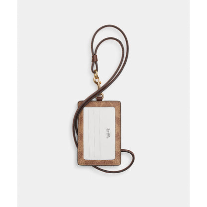 กระเป๋าใส่บัตรพร้อมสายคล้องคอผู้หญิง รุ่น Id Lanyard In Signaure Canvas
