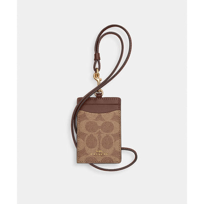 กระเป๋าใส่บัตรพร้อมสายคล้องคอผู้หญิง รุ่น Id Lanyard In Signaure Canvas