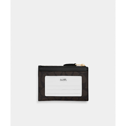 กระเป๋าใส่บัตรผู้หญิง รุ่น Mini Skinny Id Case In Signature Canvas