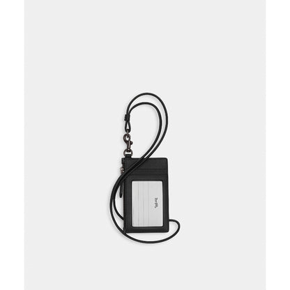 กระเป๋าใส่บัตรพร้อมสายคล้องคอผู้ชาย รุ่น Zip Lanyard Card Case In Signature Canvas