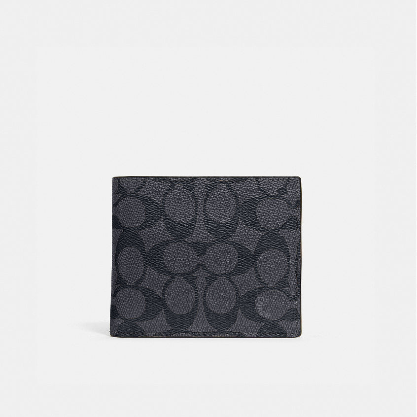 กระเป๋าสตางค์ผู้ชาย รุ่น 3-In-1 Wallet In Signature Canvas