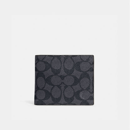 กระเป๋าสตางค์ผู้ชาย รุ่น 3-In-1 Wallet In Signature Canvas