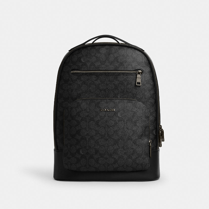 กระเป๋าเป้ผู้ชาย รุ่น Ethan Backpack In Signature Canvas