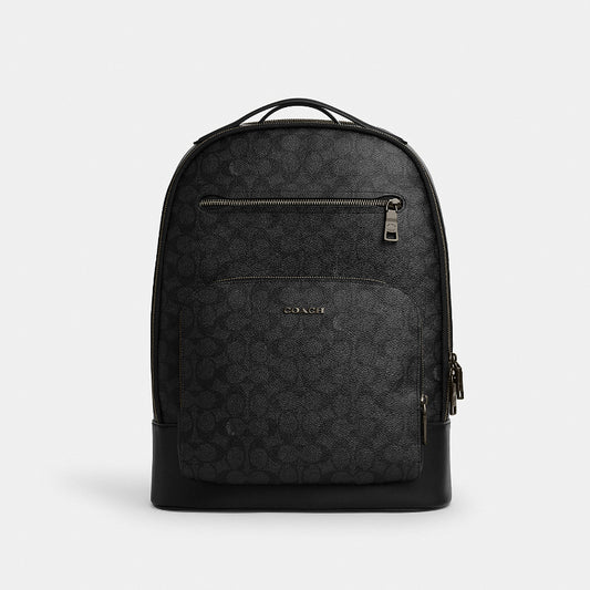 กระเป๋าเป้ผู้ชาย รุ่น Ethan Backpack In Signature Canvas
