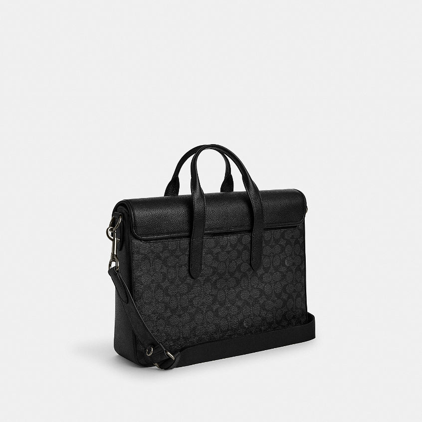 กระเป๋าใส่เอกสารผู้ชาย รุ่น Sullivan Portfolio Brief In Signature Canvas