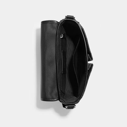 กระเป๋าสะพายข้างผู้ชาย รุ่น Sprint Map Bag 25 In Signature Jacquard