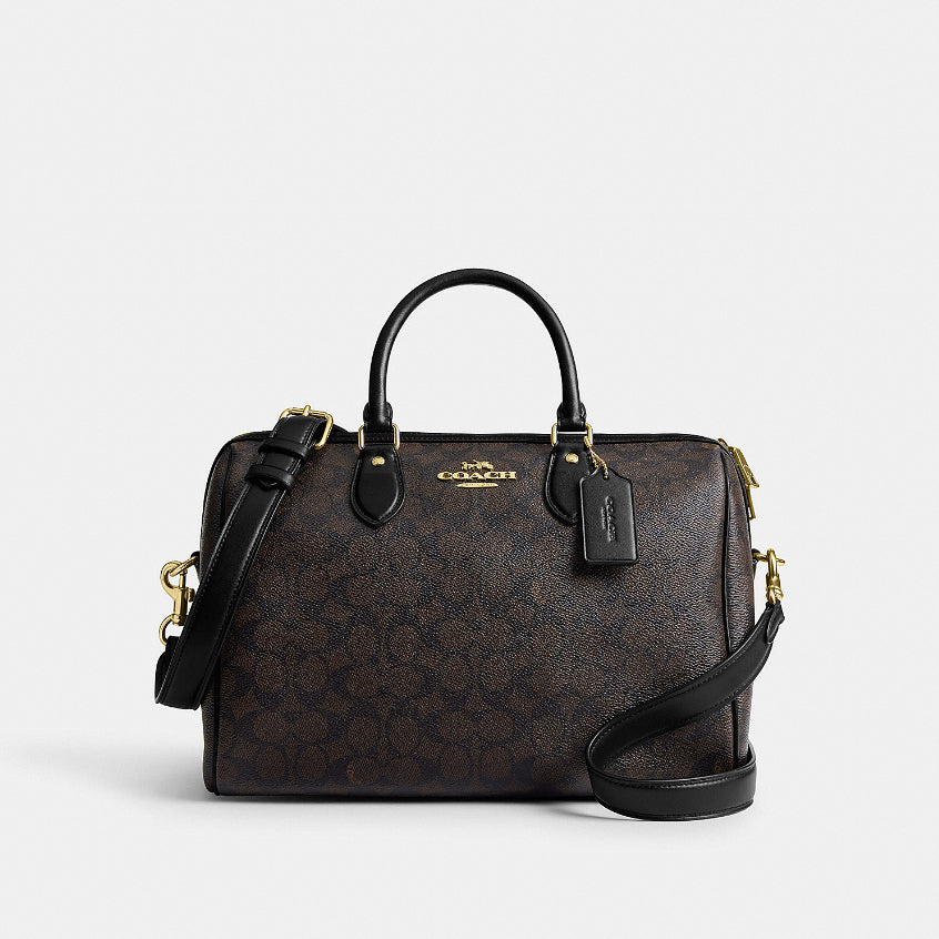 กระเป๋าถือผู้หญิง รุ่น Rowan Large Satchel Bag In Signature Canvas