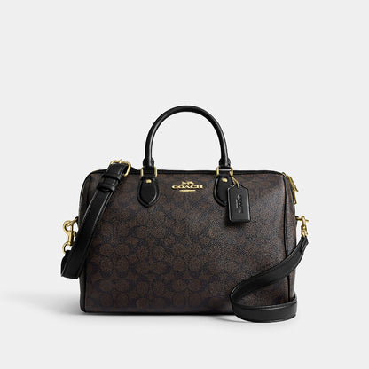 กระเป๋าถือผู้หญิง รุ่น Rowan Large Satchel Bag In Signature Canvas