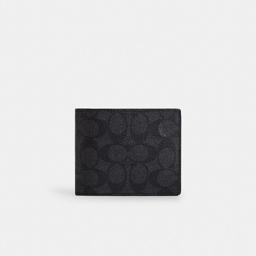 กระเป๋าสตางค์ผู้ชาย รุ่น 3-In-1 Wallet In Signature Canvas