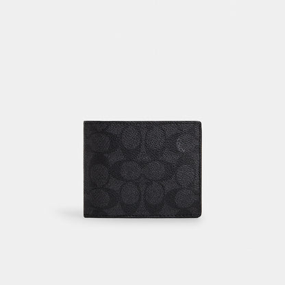 กระเป๋าสตางค์ผู้ชาย รุ่น 3-In-1 Wallet In Signature Canvas