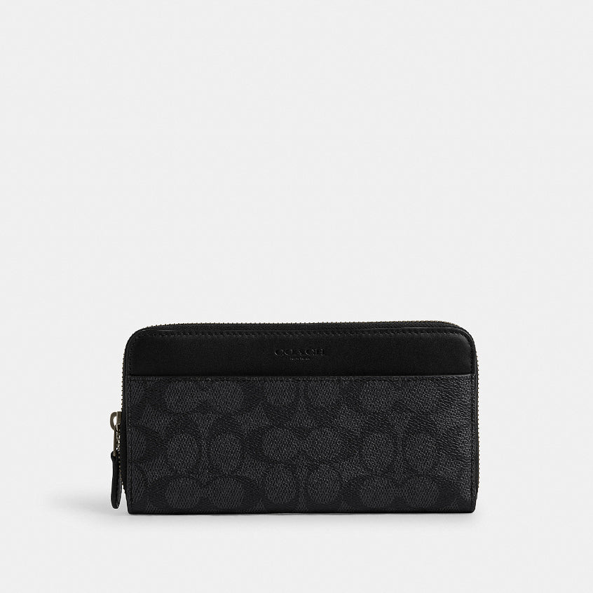 กระเป๋าสตางค์ผู้ชาย รุ่น Accordion Wallet In Signature Canvas