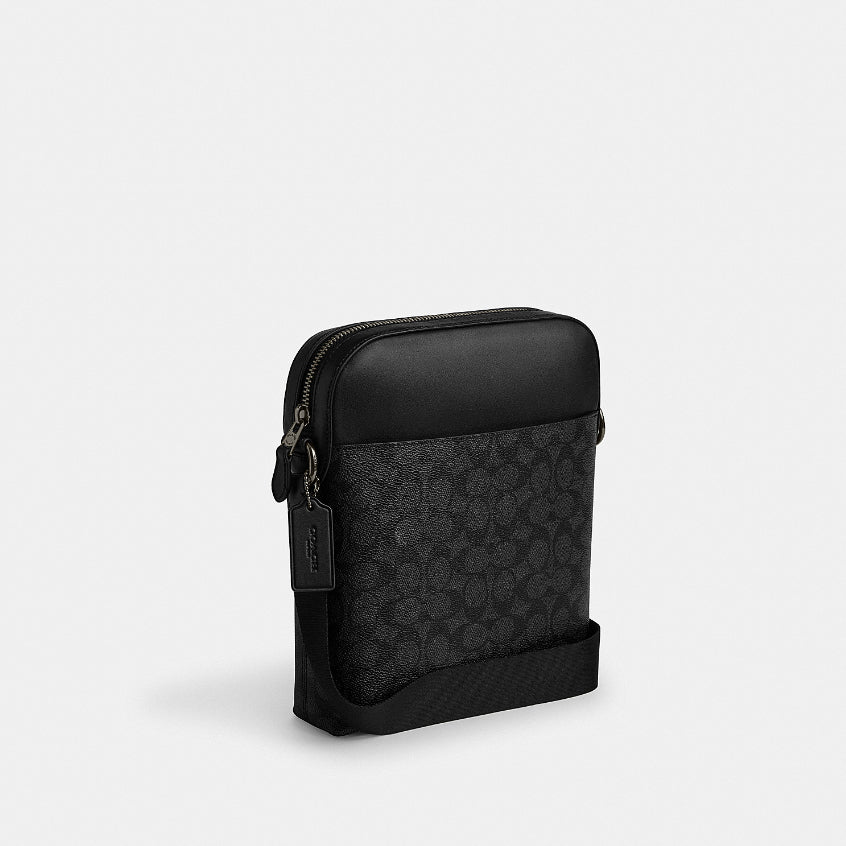 กระเป๋าสะพายข้างผู้ชาย รุ่น Houston Flight Bag In Signature Canvas