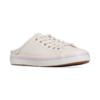 รองเท้าผ้าใบหนัง ผู้หญิง รุ่น Kickstart Mule Leather Foxing Strip