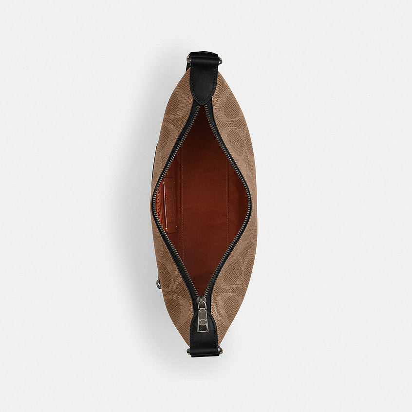 กระเป๋าสะพายข้างผู้ชาย รุ่น Small Finn Crossbody Bag With Pouch In Maxi Signature Canvas