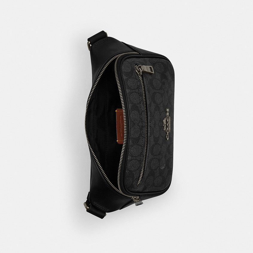 กระเป๋าคาดอกผู้ชาย รุ่น Elias Belt Bag In Signature Canvas