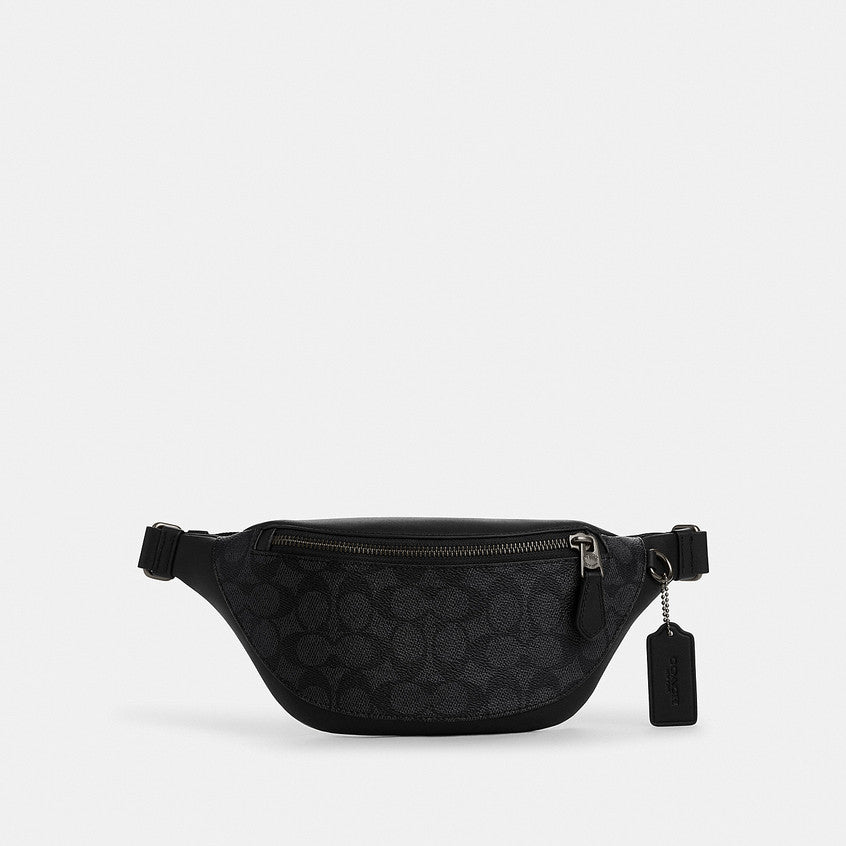 กระเป๋าสะพายข้างผู้ชาย รุ่น Warren Mini Belt Bag In Signature Canvas