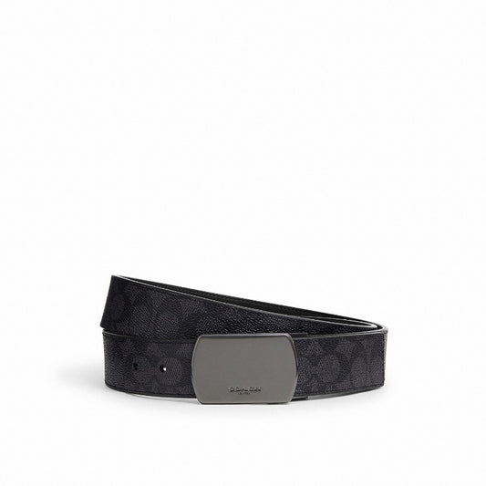 เข็มขัดผู้ชาย รุ่น Plaque Buckle Cut-To-Size Reversible Belt, 38Mm