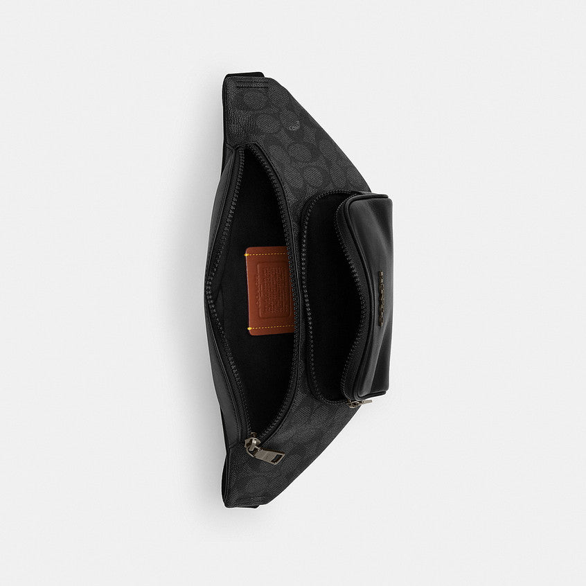 กระเป๋าคาดอกผู้ชาย รุ่น Racer Small Belt Bag In Signature Canvas