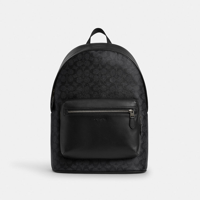 กระเป๋าเป้ผู้ชาย รุ่น West Backpack In Signature Canvas